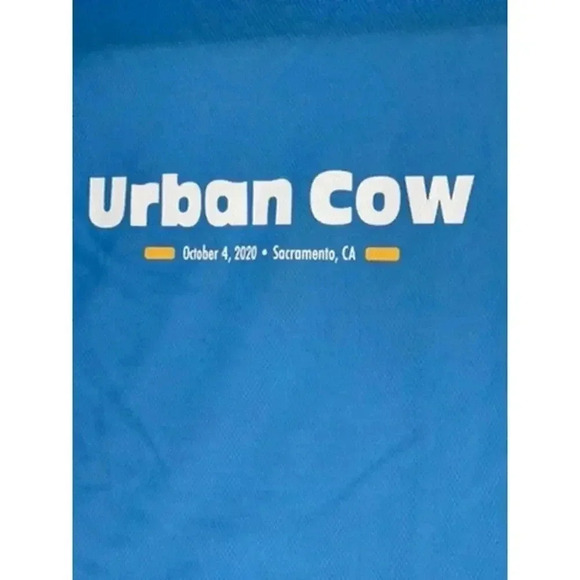 Urban Cow Women's Running Exercise Shirt With Cow Image - Large - Picture 6 of 7